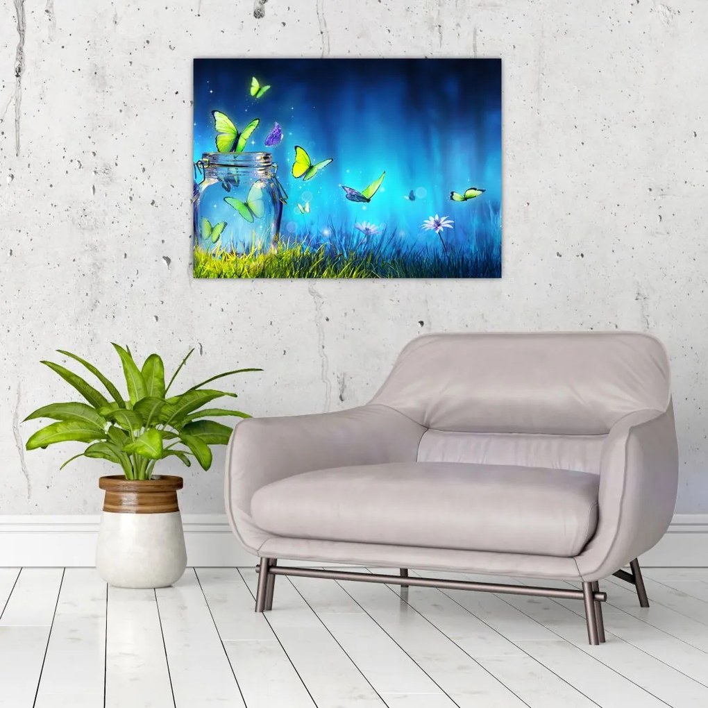 Obraz na szkle - Wolność (70x50 cm)