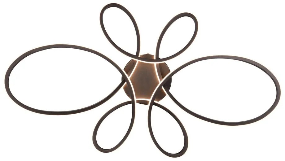 Czarna lampa sufitowa LED 45.5x83 cm Fly – Trio