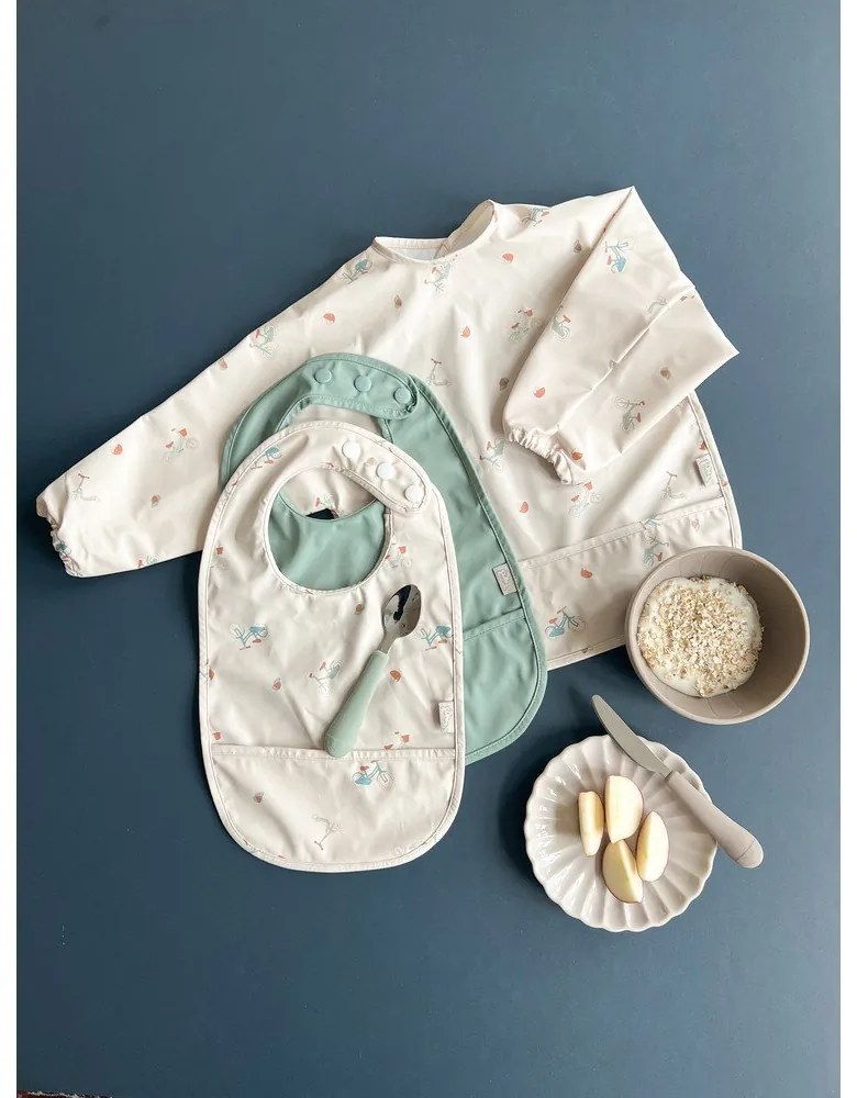 Beżowe silikonowe miski dla dzieci zestaw 2 szt. ø 13,5 cm Earth – Cam Cam Copenhagen