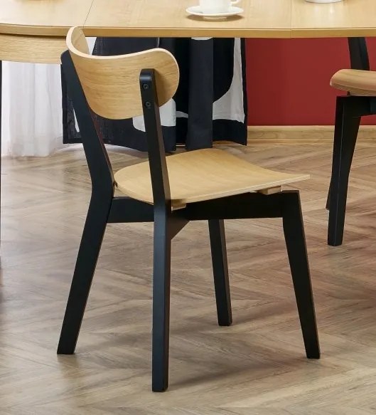 Krzesło z siedziskiem i oparciem ze sklejki Haiti Halmar