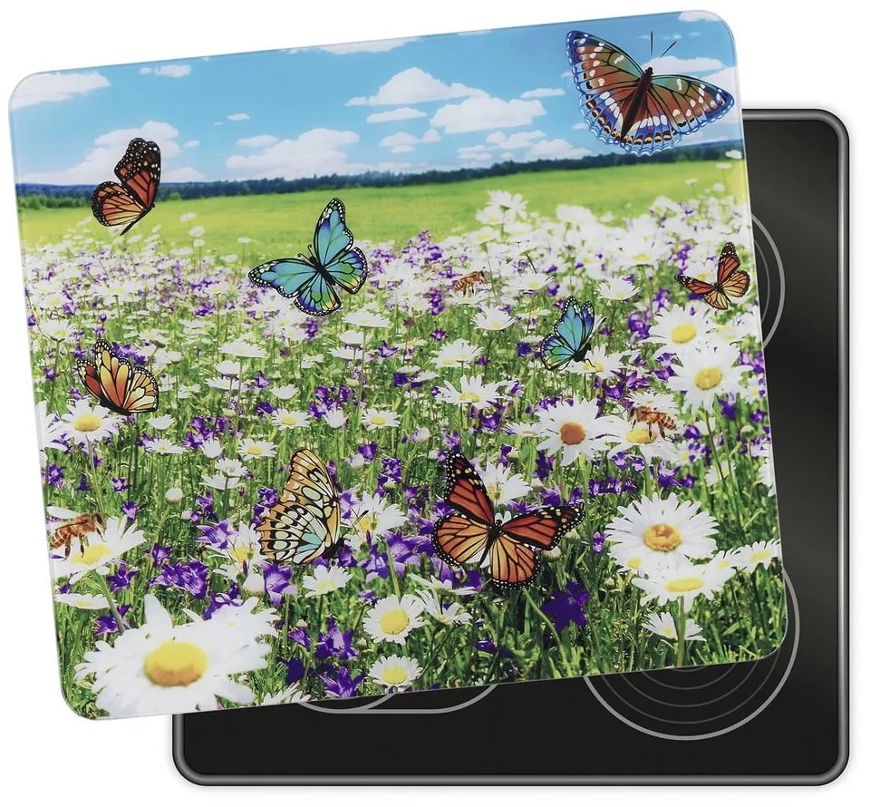 Płyta ochronna na ścianę przy kuchence ze szkła hartowanego 50x56 cm – Maximex
