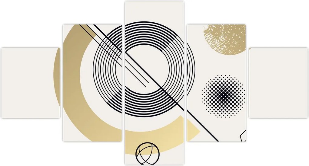 Obraz - Kształty geometryczne N⁰2 (125x70 cm)