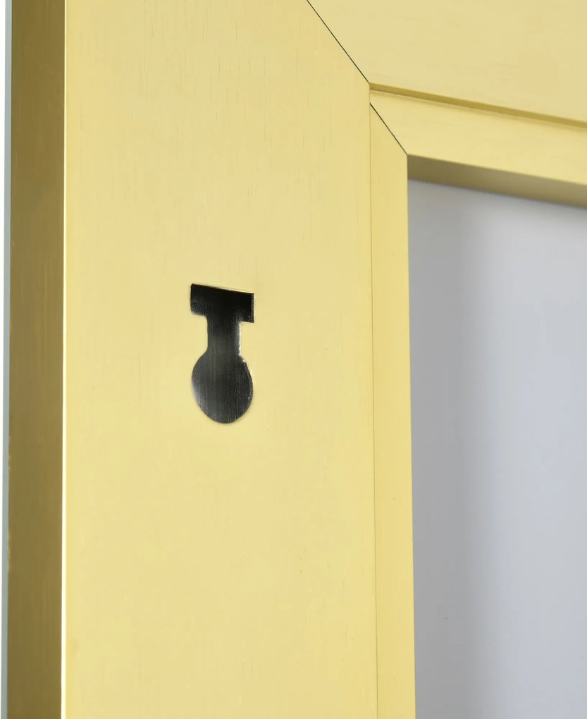 HOMCOM Lusterko z Oświetleniem LED 2 w 1 Wolnostojące Ścienny Regulowane Srebrny 40x37x1565cm | Aosom PL