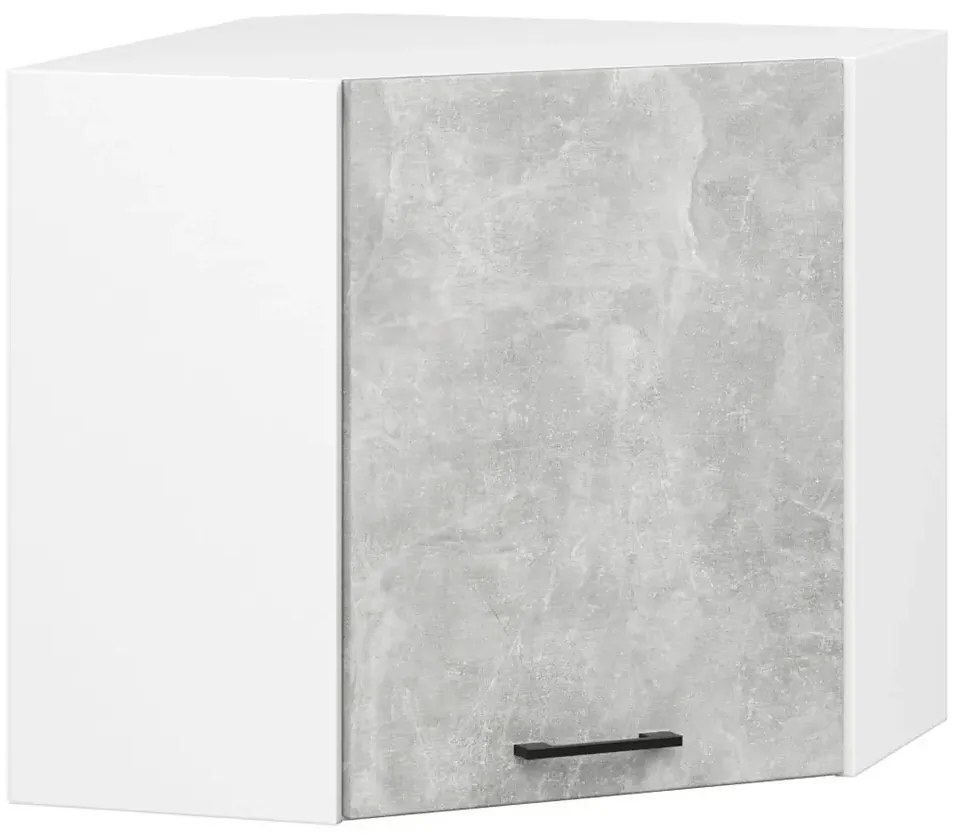 Narożna szafka kuchenna w kolorze betonu N1-D02