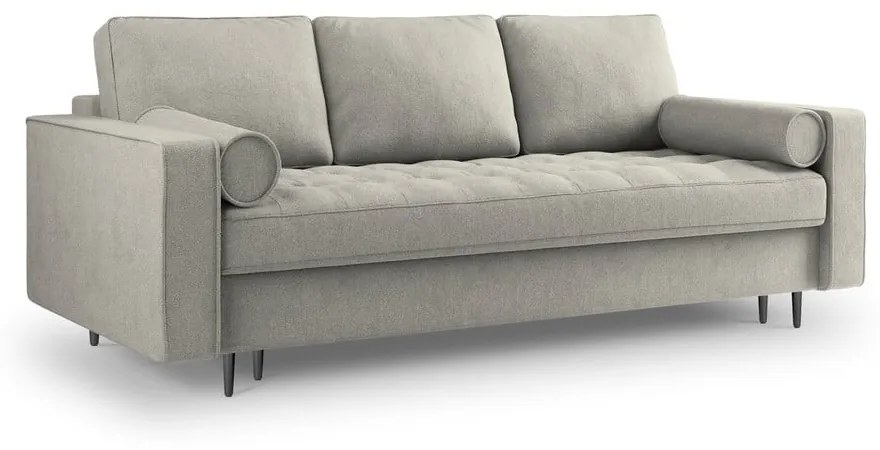 Jasnoszara rozkładana sofa Milo Casa Santo