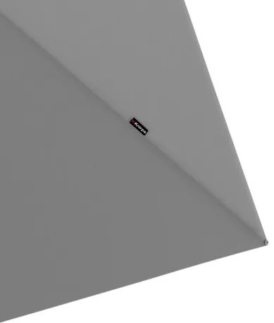 KNIRPS 320 x 320 cm - luksusowy wahadłowy parasol ogrodowy z drążkiem bocznym : Kolor parasola Knirps - Brązowy