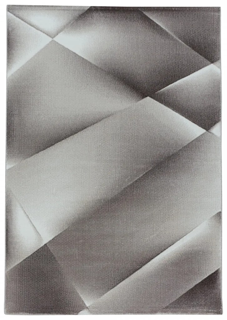 Dywan nowoczesny Costa geometria brązowy 140 cm x 200 cm
