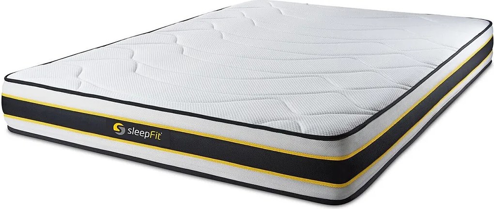 Materac FLEXY 160x190cm, Grubosc : 22 cm, sprezyny kieszeniowe i pianka z pamiecia ksztaltu, Wysoki, 3 strefy komfortu