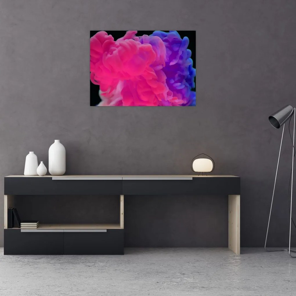 Obraz kolorowego dymu (70x50 cm)