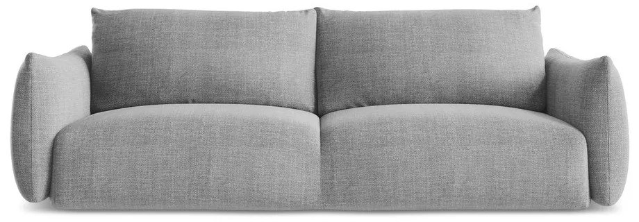 Jasnoszara rozkładana sofa 230 cm Leila – Makamii