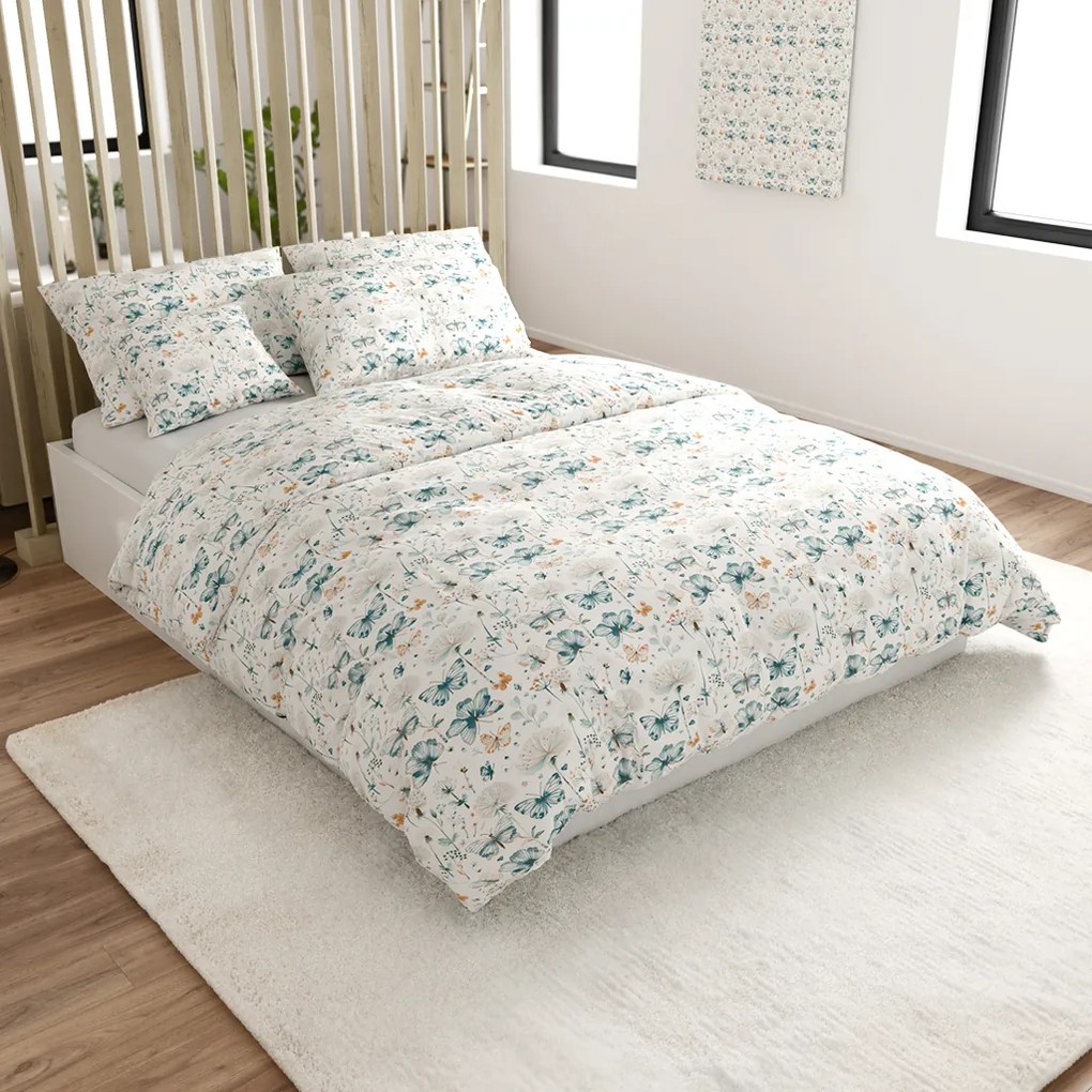 PrzytulneMieszkanie.pl PrzytulneMieszkanie.pl Bawełniana pościel Renforcé ELIVINE biała Rozmiar pościeli: 70 x 90 cm | 140 x 200 cm