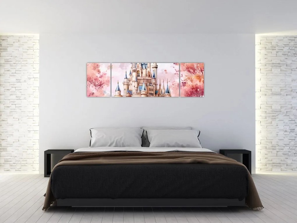 Obraz - Bajkowy zamek (170x50 cm)