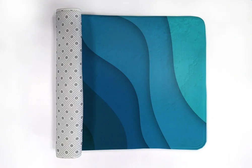 Dywanik do łazienki Dywanik do łazienki Niebieski Gradient