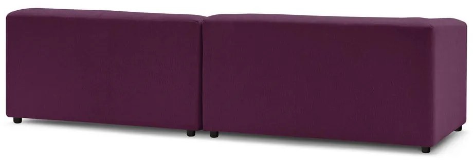 Ciemnofioletowa sofa 324 cm Kleber – Bobochic Paris