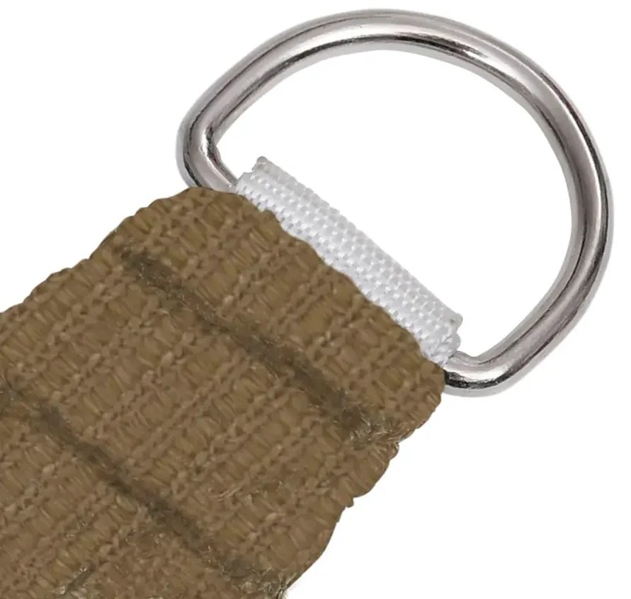 Trójkątny żagiel zacieniający do ogrodu taupe X S2-B65