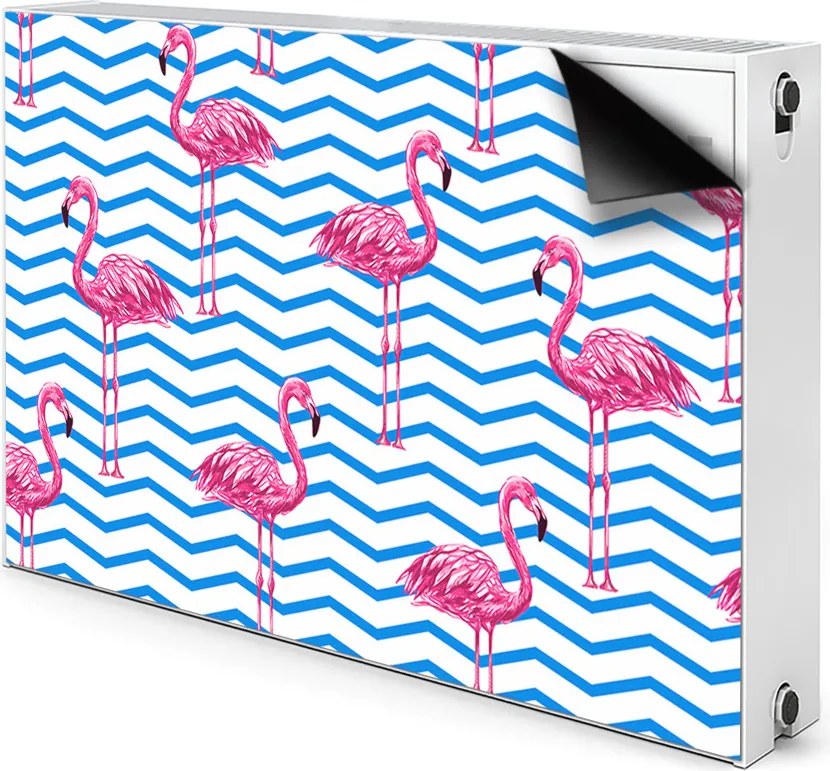 Maskownica na kaloryfer Flamingi