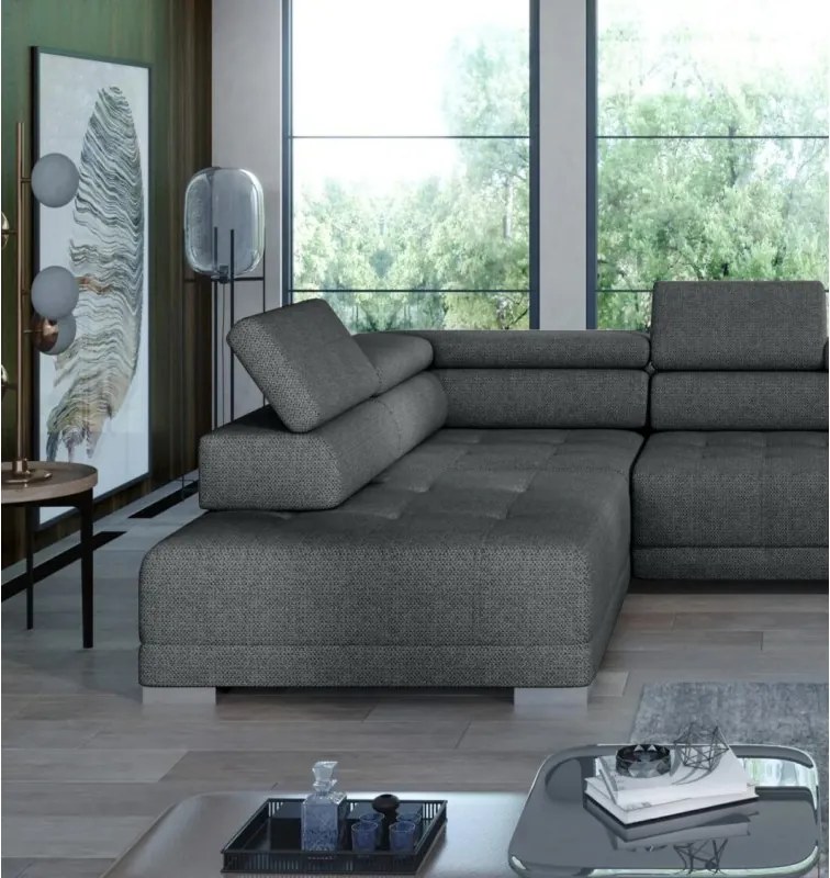 Narożnik CAMPO XL elektryczną regulacją siedziska w WERSAL