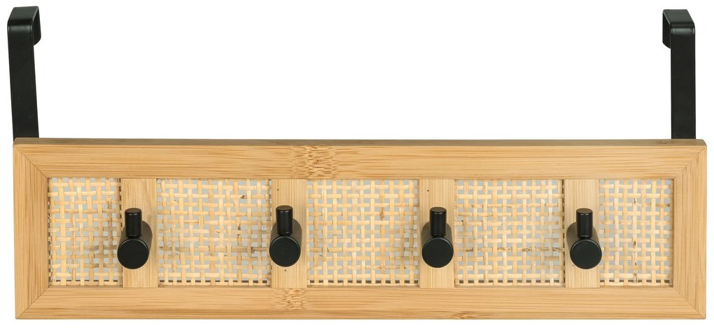 Wieszak na drzwi ALLEGRE BAMBOO, 4 haczyki, WENKO