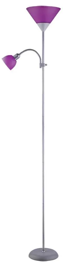 Rabalux 4020 - Lampa podłogowa ACTION 1xE27/100W+E14/25W