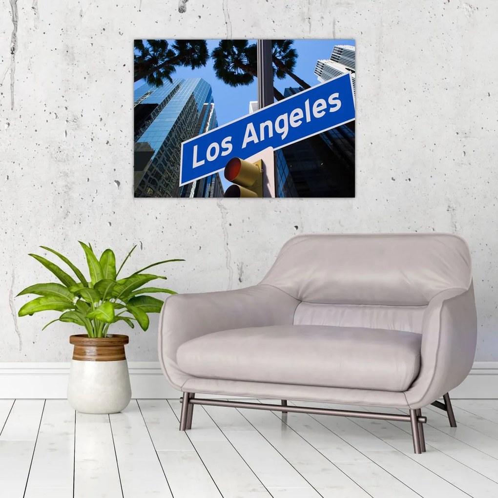 Obraz na szkle - Los Angeles (70x50 cm)