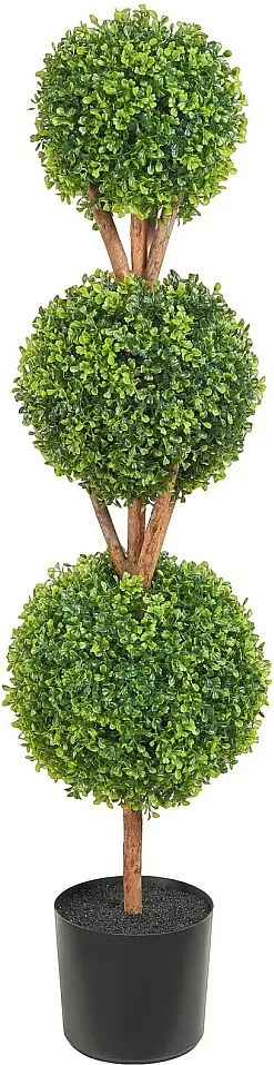 Sztuczna Roślina, SucceBuy 120 cm Sztuczne Drzewo Topiary, Dekoracyjna Sztuczna Roślina z Wymiennymi Liśćmi