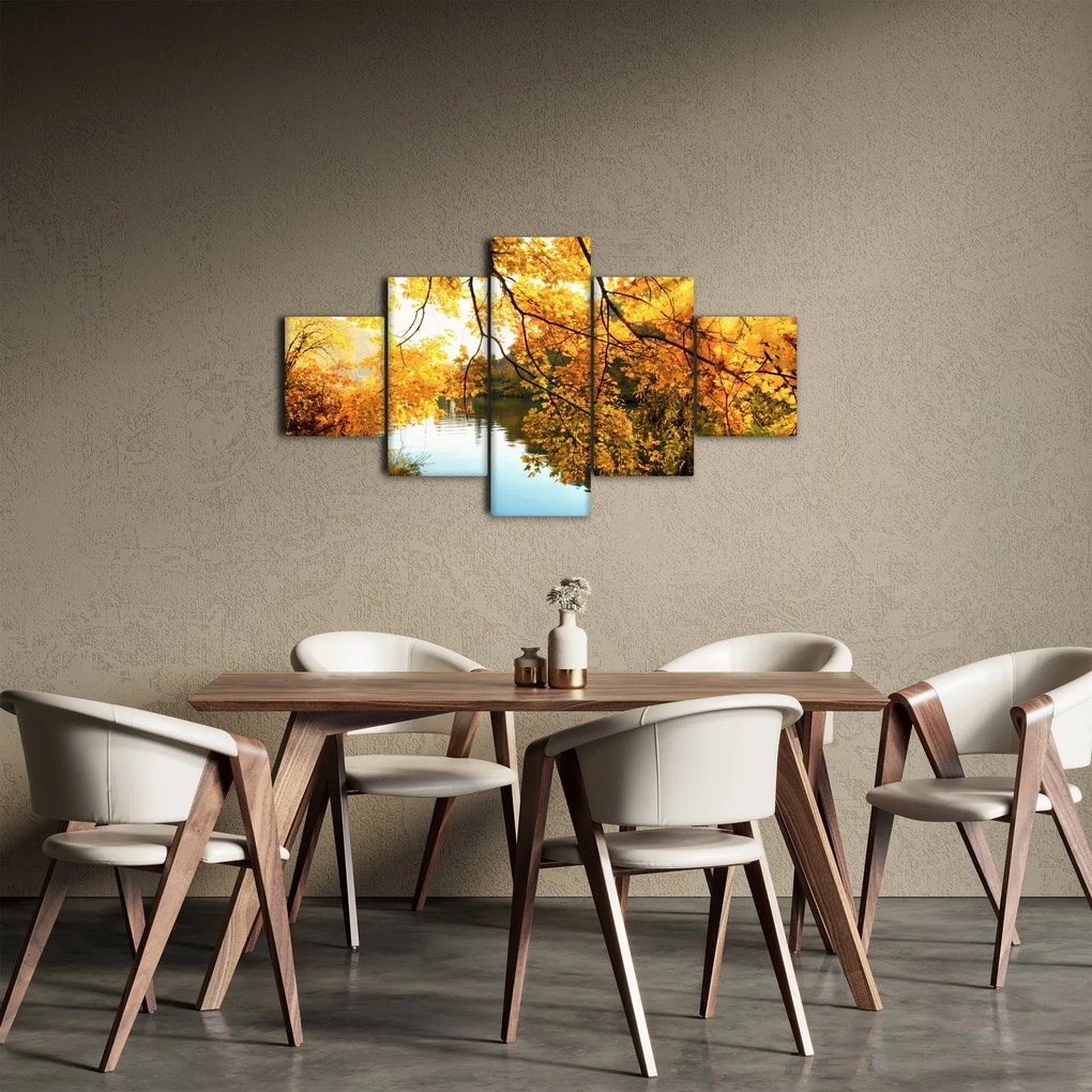 Obraz - Jesienne drzewo (125x70 cm)
