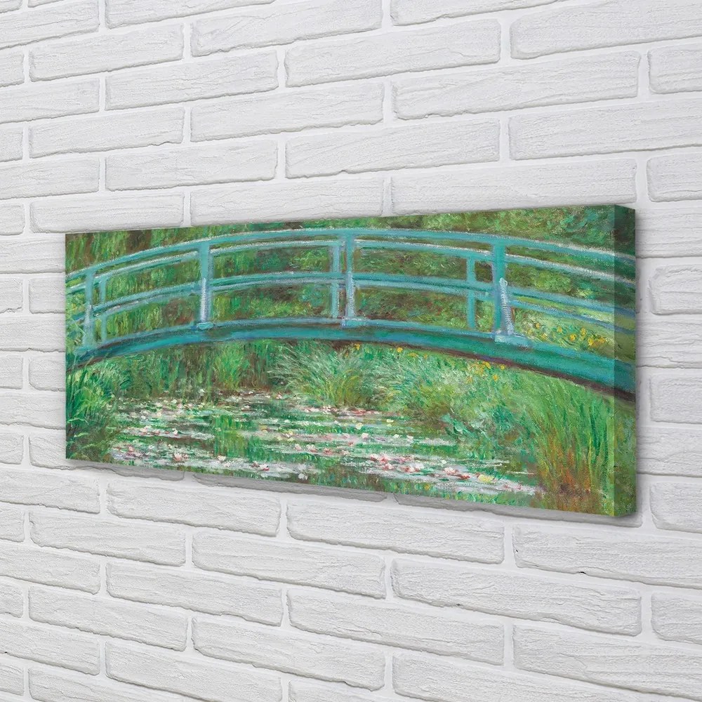 Fotoobraz na płótnie Japońska kładka - Paul Cézanne