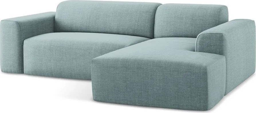 Niebieski narożnik (prawostronny/z szezlongiem) Keli – Makamii