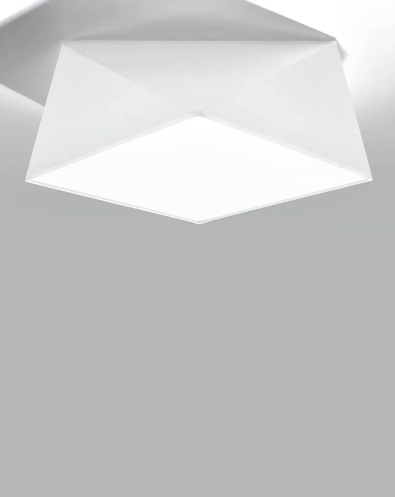 Plafon HEXA 35 biały geometryczny SOLLUX  LIGHTING