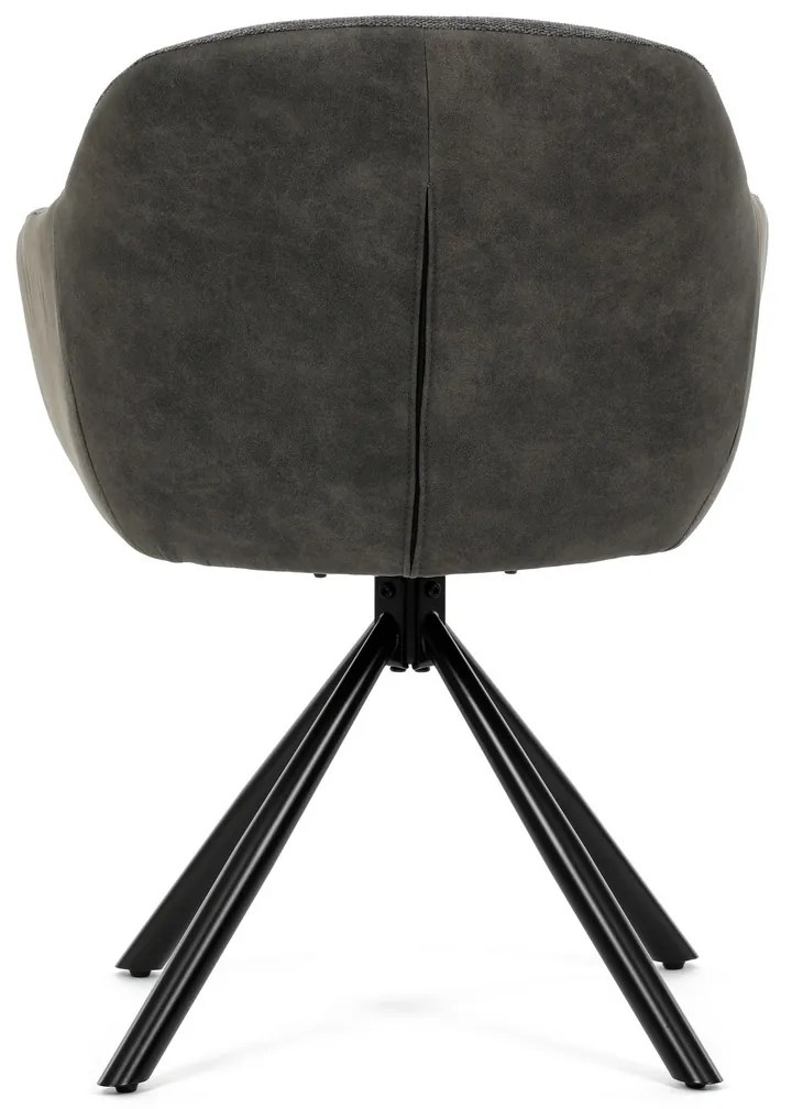 Zestaw krzeseł obiadowych z mechanizmem powrotnymDCH-Y1143 GREY2, 2 szt.