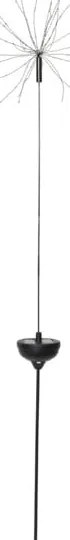 Ogrodowa lampa solarna LED z białymi diodami Star Trading Firework, wys. 100 cm