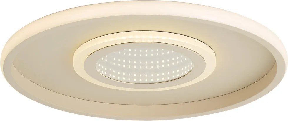 Nowoczesna lampa sufitowa biała z wbudowanym LED i 3-stopniowym przełącznikiem - Frini