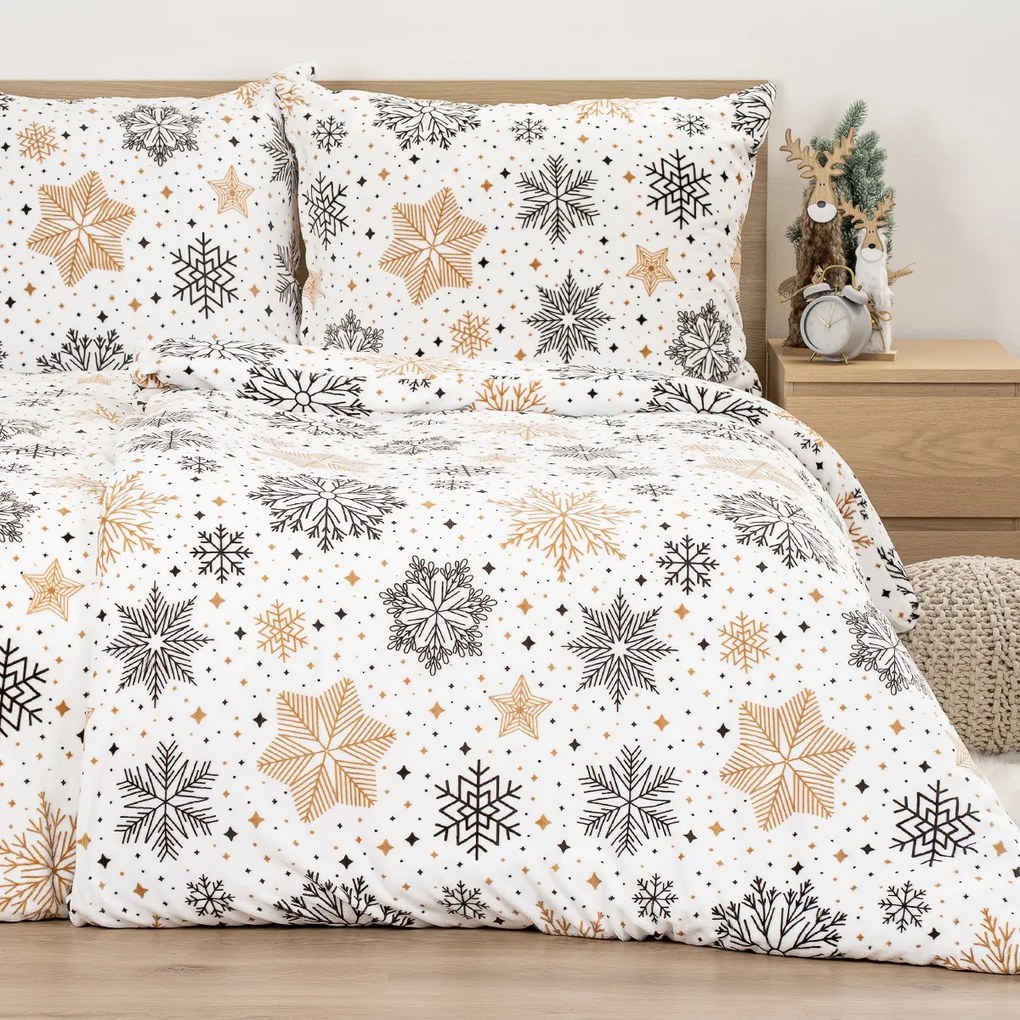 4Home Pościel mikroflanela Golden Frost, 140 x 200 cm, 70 x 90 cm