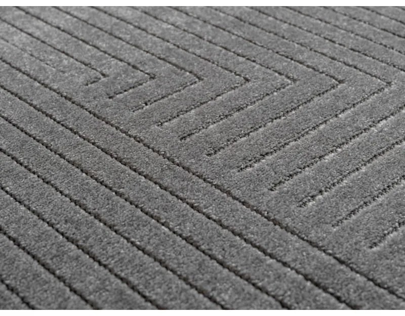 Dywan uniwersalny Nova 3D Geometria szary 140 cm x 200 cm