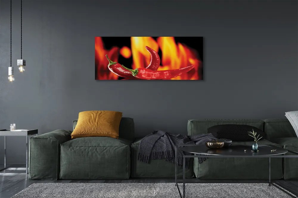 Fotoobraz na płótnie Piekielnie Ostre Papryczki