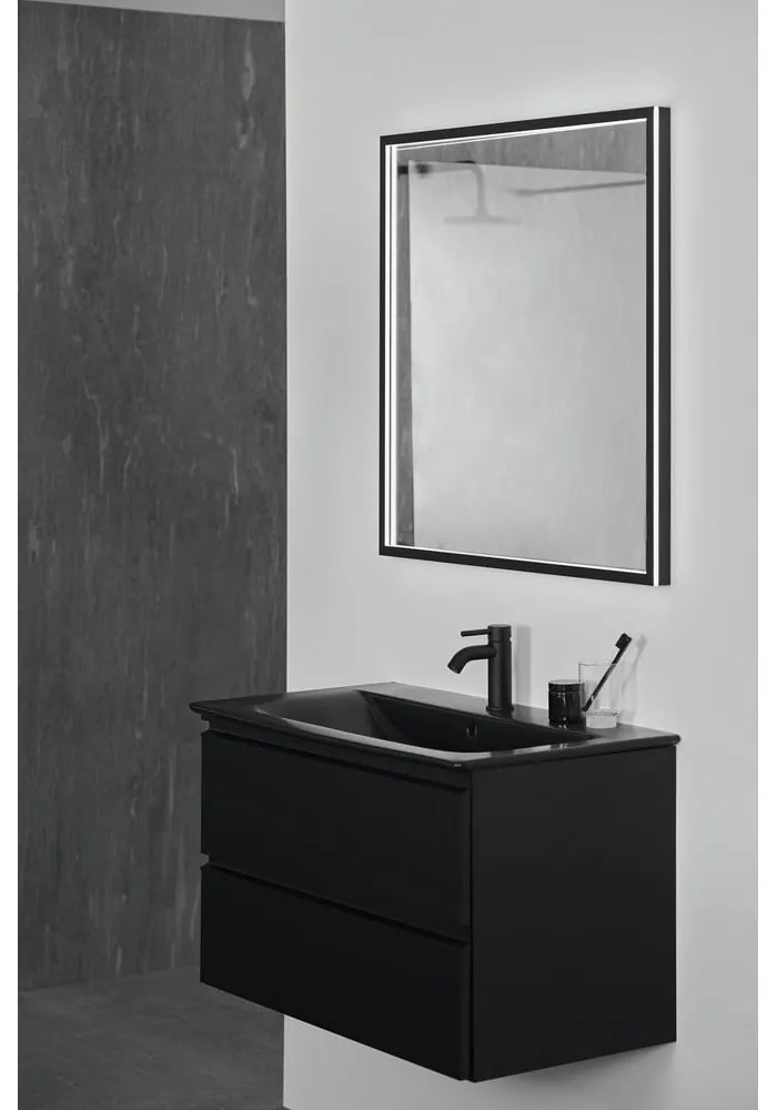 Ceramiczna umywalka w kolorze matowej czerni 84x46 cm Silk Black – Ideal Standard