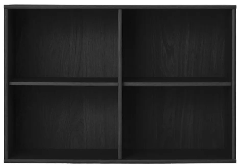 Czarny regał wiszący w dekorze jesionu 89x61 cm Mistral – Hammel Furniture