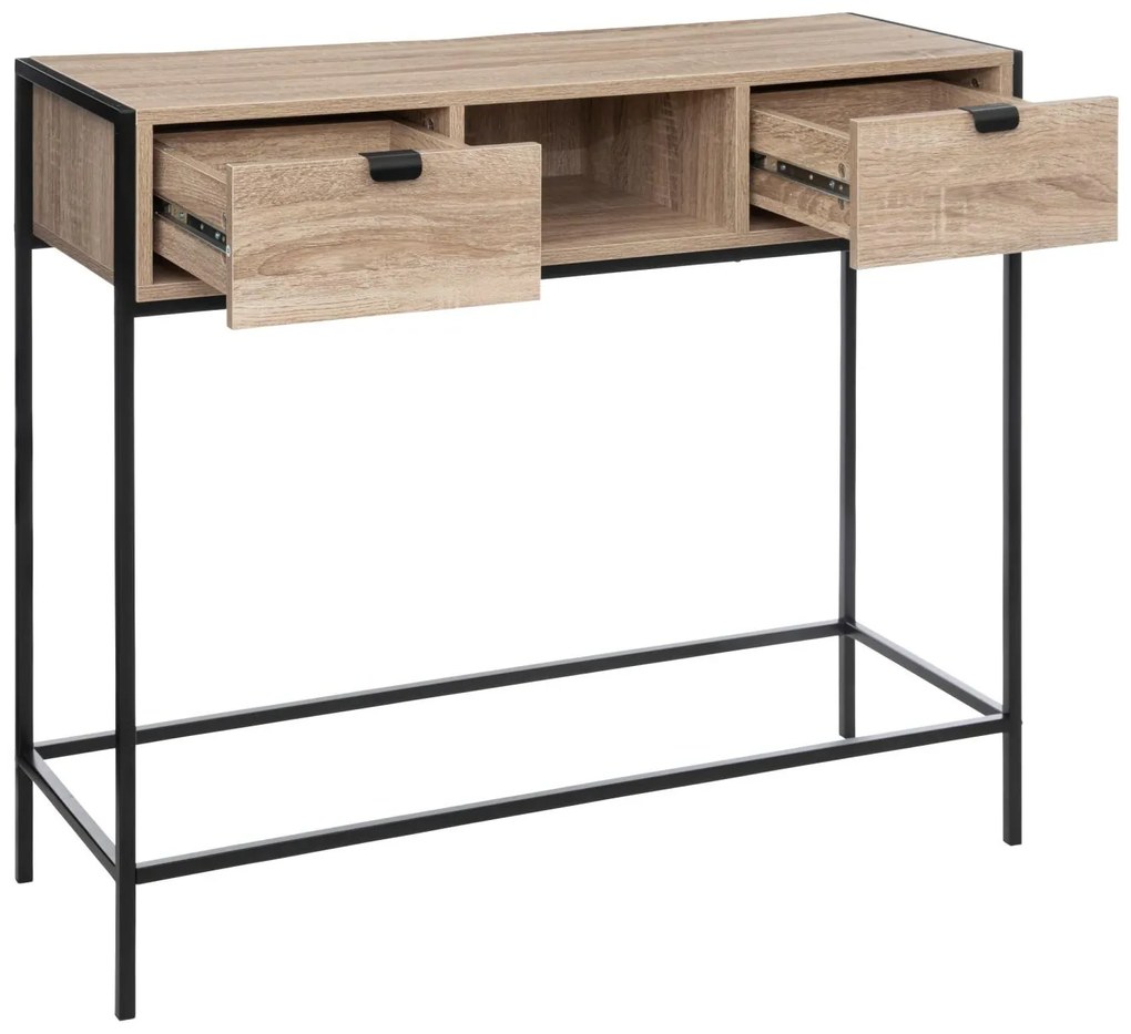 Konsola loft Aliaj, 100 x 35 x 80 cm