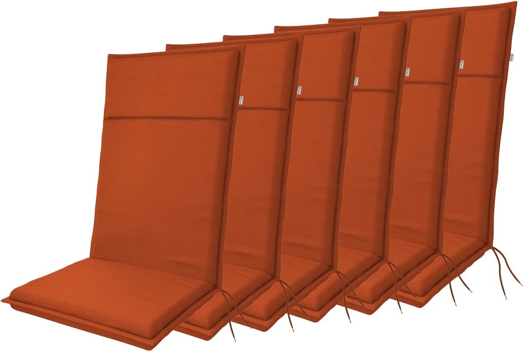 Doppler LIFE 5353 wysoki - set 6 szt. set 6 szt. poduszek na krzesło z wysokim oparciem