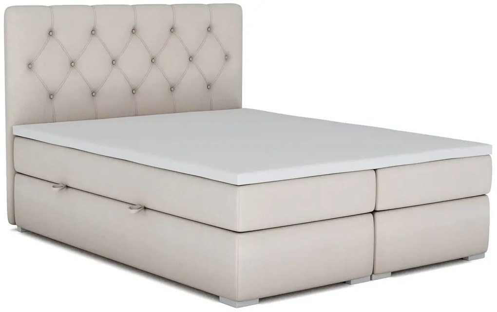 Łóżko boxspring z pojemnikiem 180x200 R8-A69