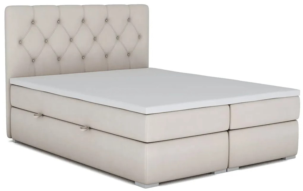 Łóżko boxspring z pojemnikiem Rina 180x200 Tereza 14X