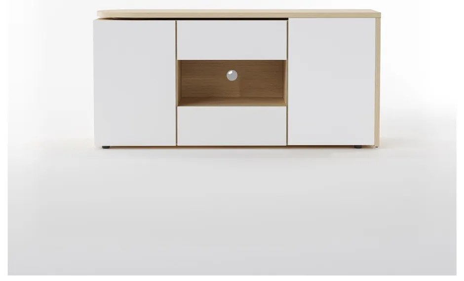 Biurko z blatem w dekorze dębu 48x159 cm Tango – TemaHome