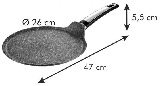 Tescoma Patelnia do naleśników i-PREMIUM Stone śr. 26 cm