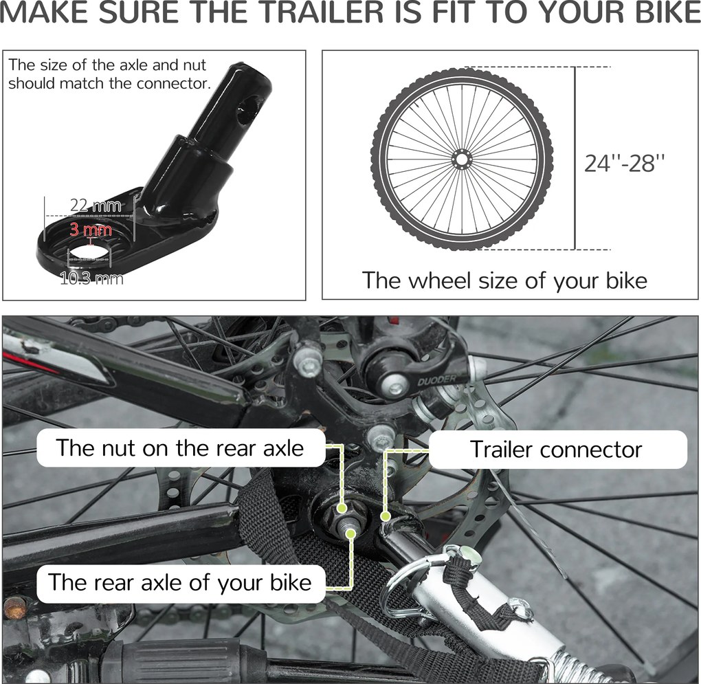 PawHut 2w1 Przyczepa dla psów, funkcja przekształcania, 2 wejścia, okna z siatki, osłona przeciwsłoneczna, rama ze stali, zielona, 170 x 77 x 90 cm
