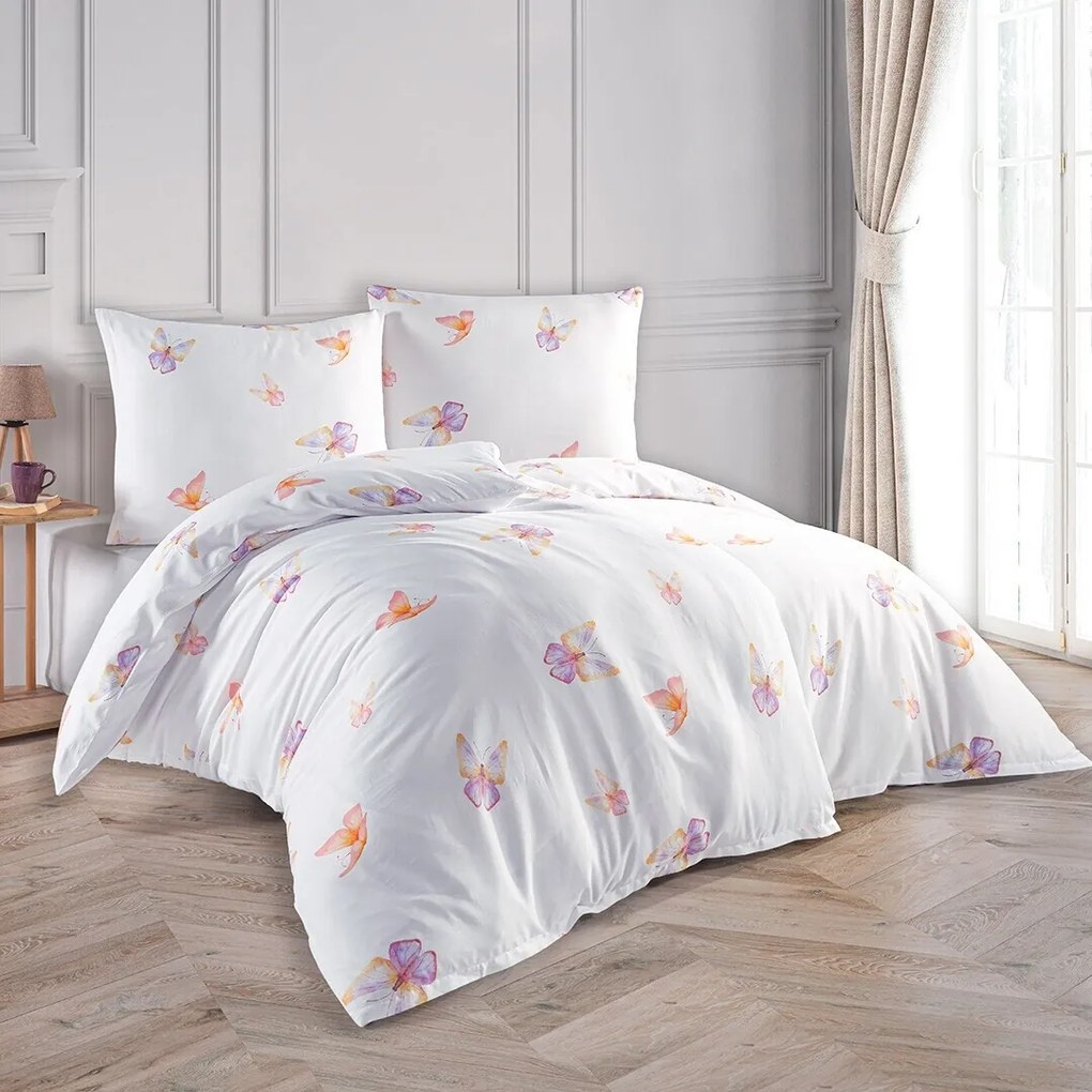 BedTex Pościel satynowa Flutter, 140 x 200 cm, 70 x 90 cm, 140 x 200 cm, 70 x 90 cm