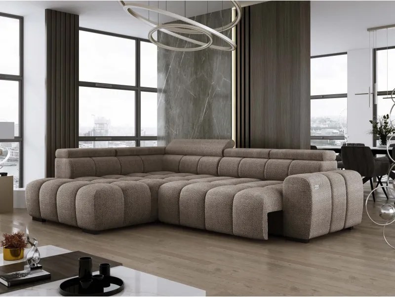 Narożnik BULL L Lewostronny z Elektryczną Regulacją EDEN 04 WERSAL