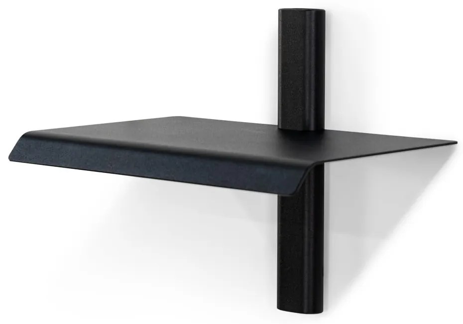 Czarna metalowa półka 28 cm Hola – Spinder Design