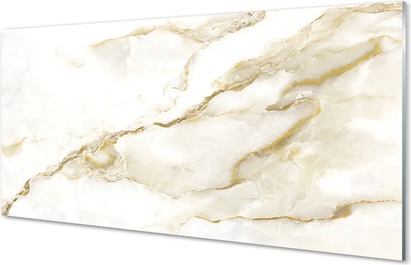 Panel szklany do Kuchni Płytka Marmurowa w Zbliżeniu