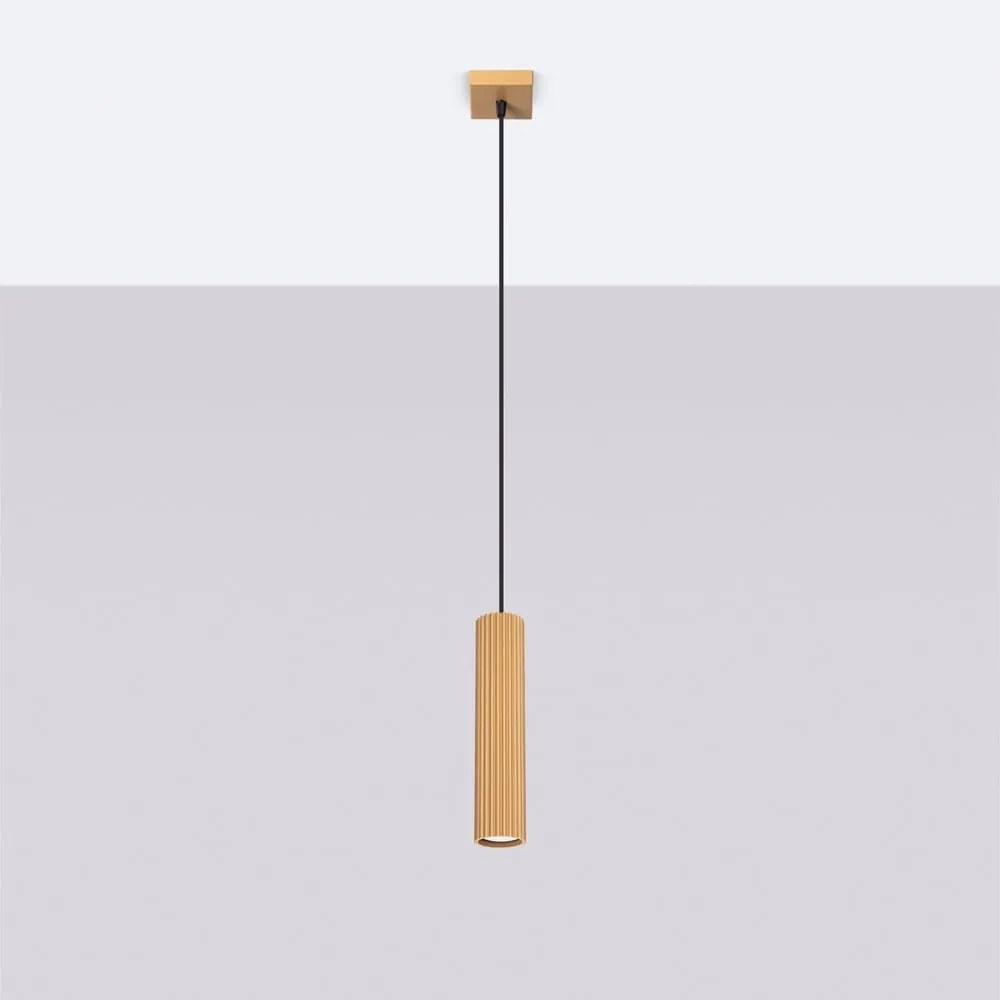 Lampa wisząca w kolorze złota Gleam – Sollux