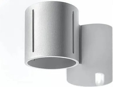 Kinkiety Nowoczesny Inez, Aluminium - 1 Źródło - L.10 X H.10 Cm - Szary